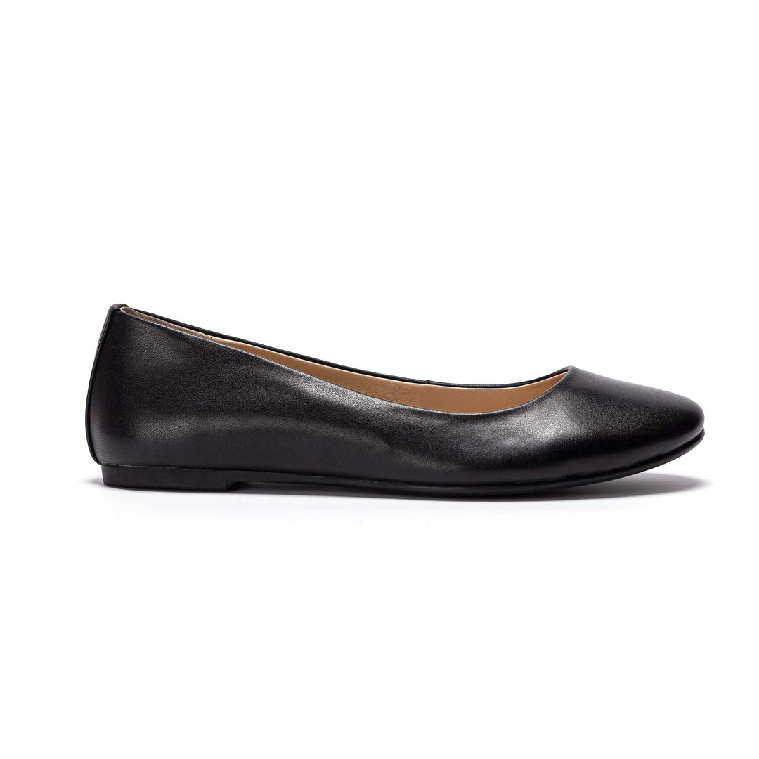 Abby Leather Ballerina Flats