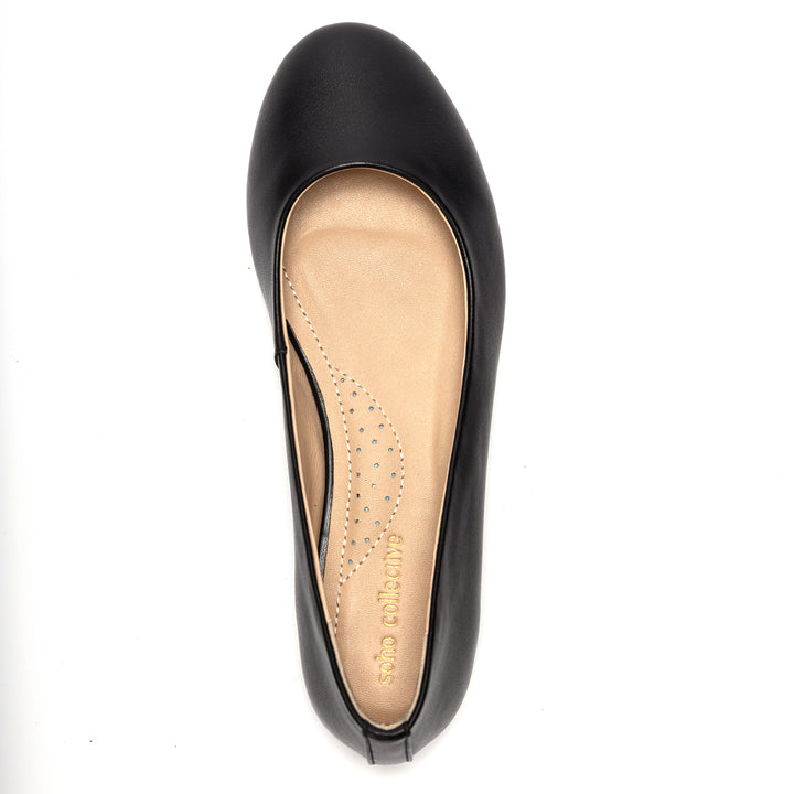 Abby Leather Ballerina Flats