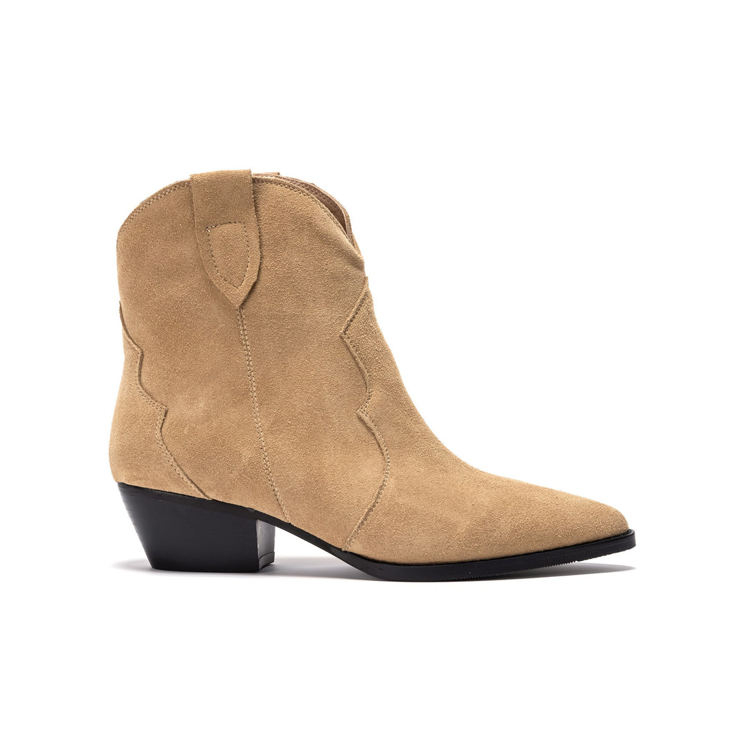 Georgia Natural Suede Boots