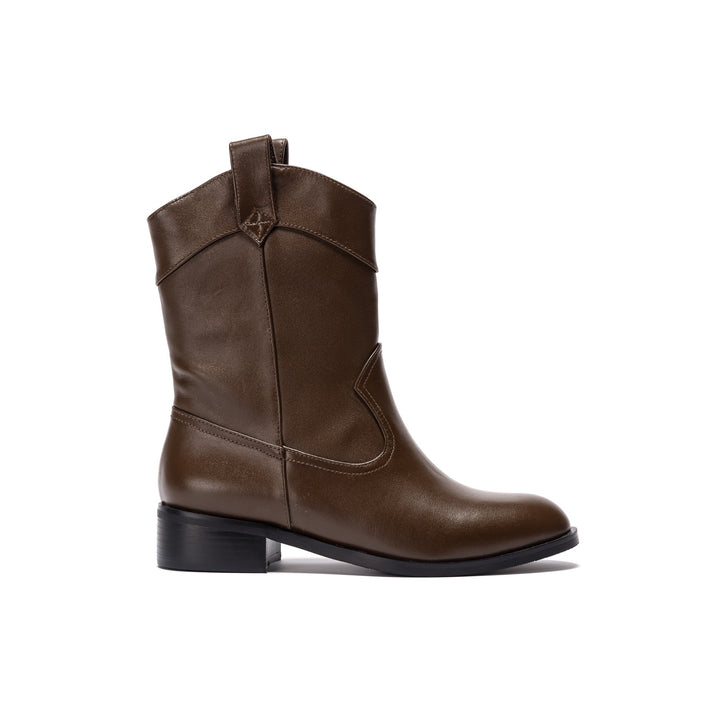 Isa Natural Leather Boots