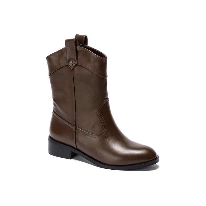 Isa Natural Leather Boots